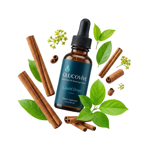 Glucovive liquid drops for blood sugar support - Premium Bottle